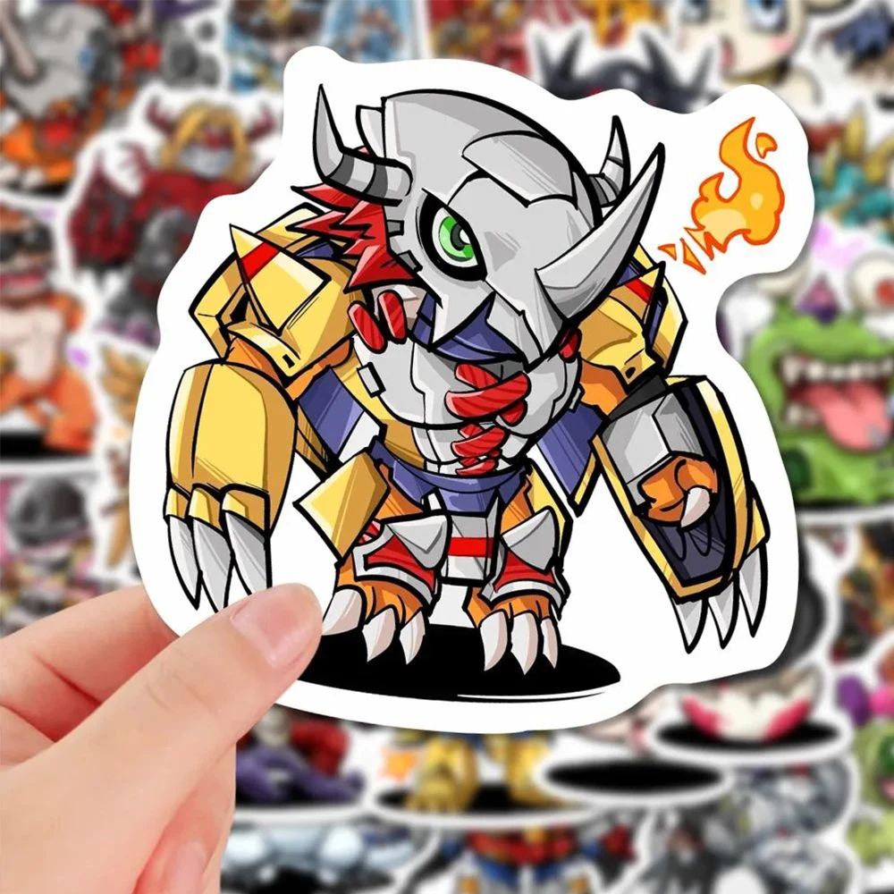 10/30/54pcs Anime Digimon Adventure Stickers Cartoon Kids Decals Toy DIY Phone Case Suitcase Water Bottle Cool Graffiti Sticker