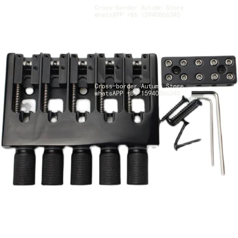 Suitable for five-string headless electric bass bridge, headless bass bridge 5-string; parts