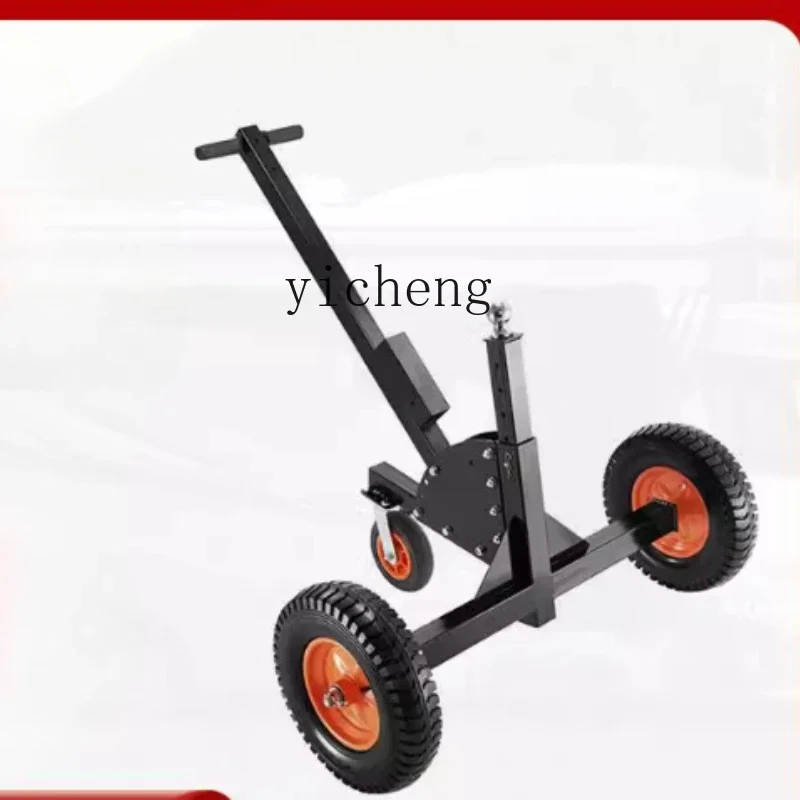 TQH Motorhome Boat Motorcycle Adjustable Trailer Beach Kayak with Casters Trailer Surfboard Paddle Board Trailer Mover