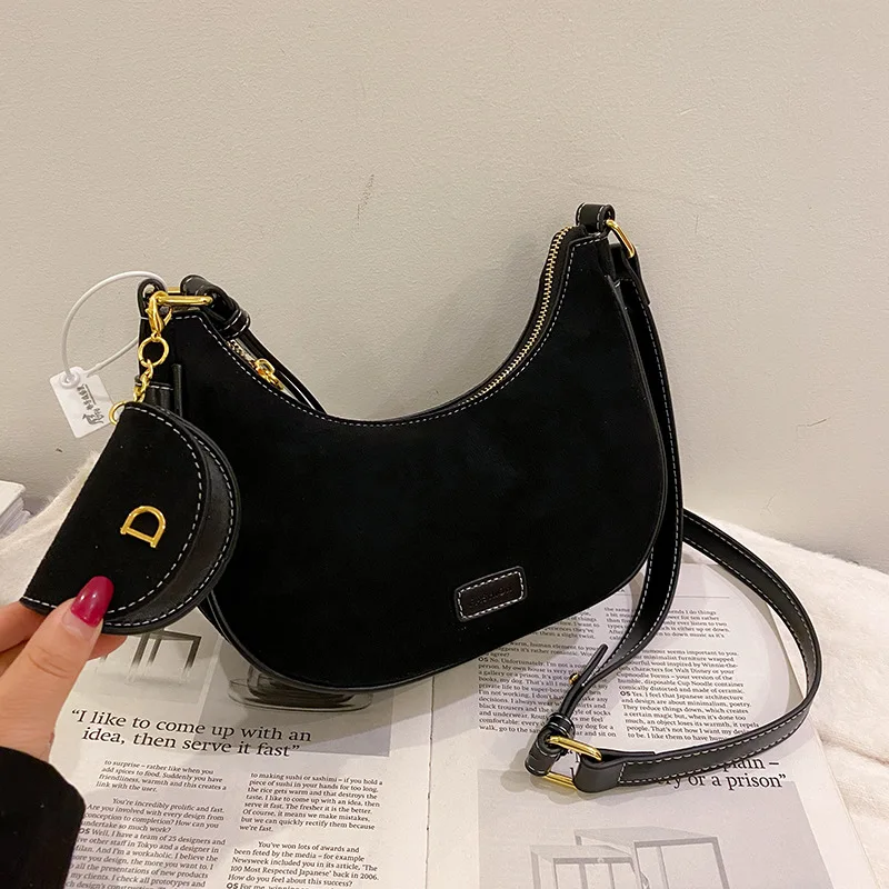 

​ ​ Большая сумка-ведро с потертостями, винтажный кошелек на плечо, просторная рабочая сумка, текстурированная кожа, готовая к аэропорту, незаменимая