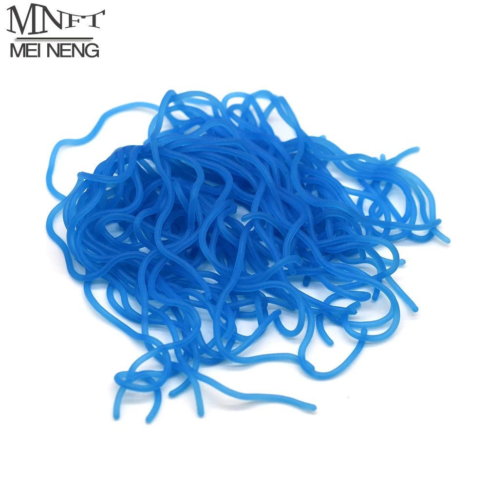 MNFT 5Bundlles/300pcs Fly Fishing Tying Materials Squirmy Wormy Artificial Kit Worm Soft Lure Flies Plastic Worms