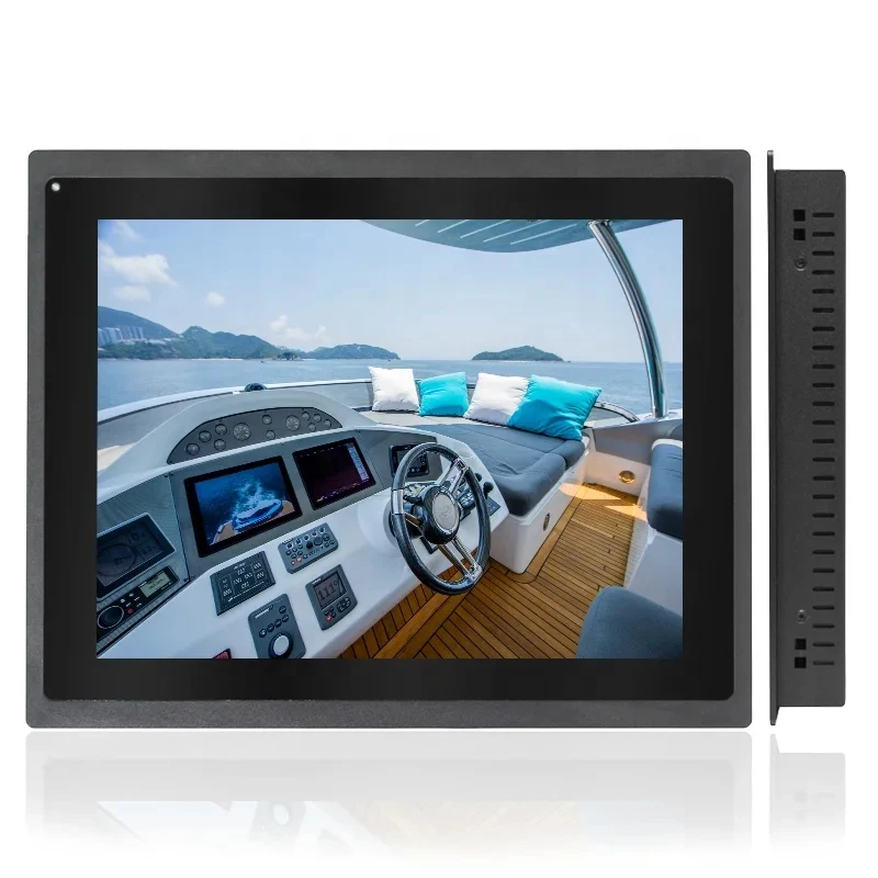 Front Waterproof Ip67 Ip65 Industrial Monitor 1000 Nits Sunlight Readable Lcd Touch Screen Monitors