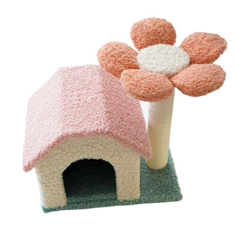 Hot Sale Flower Pet Cat Tree Condo  cat tree cat climbing frame