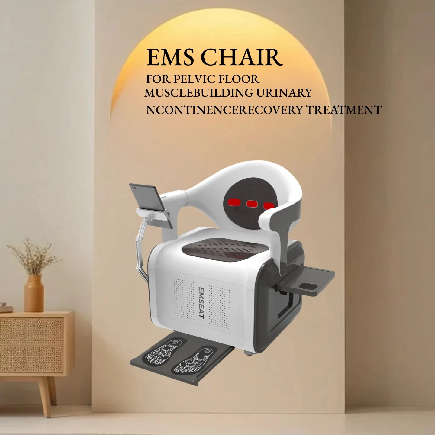 

Kegel Exercise Machine Postpartum Urinary Incontinence Repair Urine Leakage Ems Pelvic Floor Muscle Massage Chair with Foot Rf