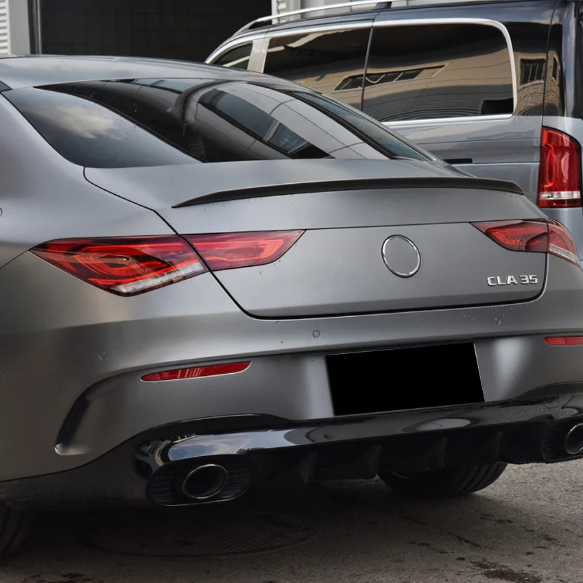 

Подходит для Mercedes-Benz CLA-Class C118 2020 + CLA180 200 260, задний спойлер, внешняя модификация
