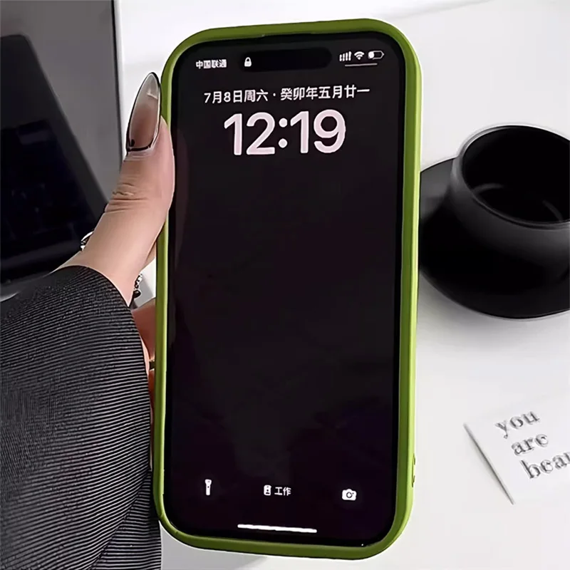 Funda de silicona líquida a prueba de golpes para iPhone, carcasa de corazón de amor para iPhone 15 Pro Max, 16, 13, 14, 15, 11, 12, XS Max, X, XR, 7, 8 Plus, SE2020