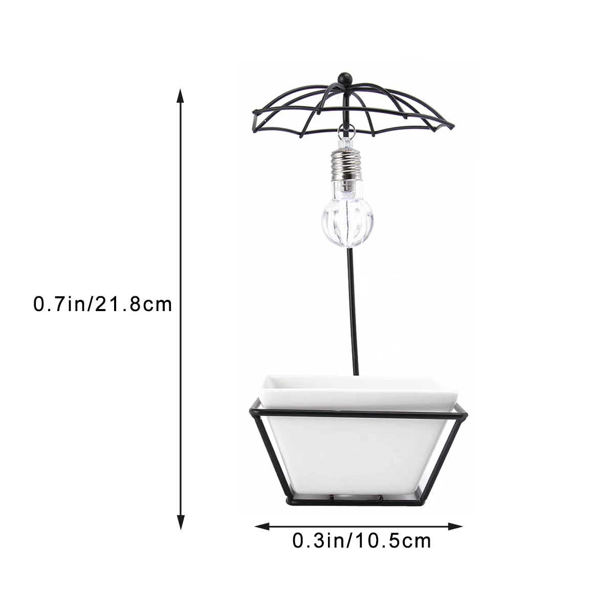 

Creative Ceramic Flower Pot Unique Light Bulb Design Home Decor Plant Container Office Ornament Succulent Planter Umbrella