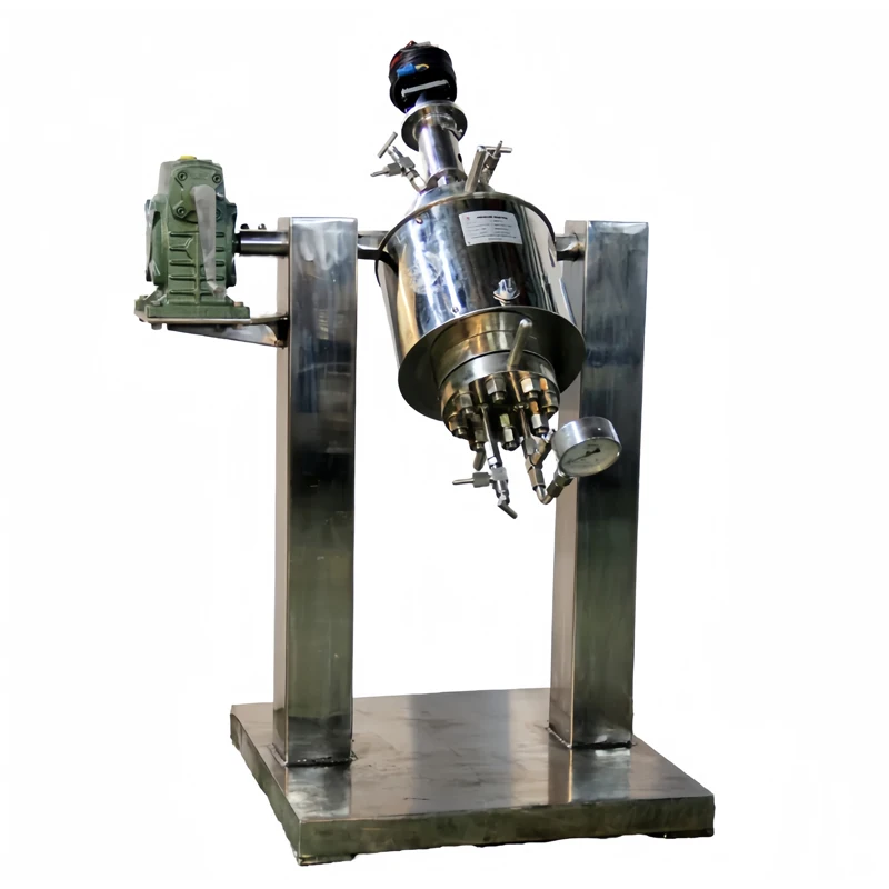 Horizontal Stirred High Pressure Autoclave with Rotate Device Lab Stirring Reactor Stainless Steel Electric Heating Autoclave