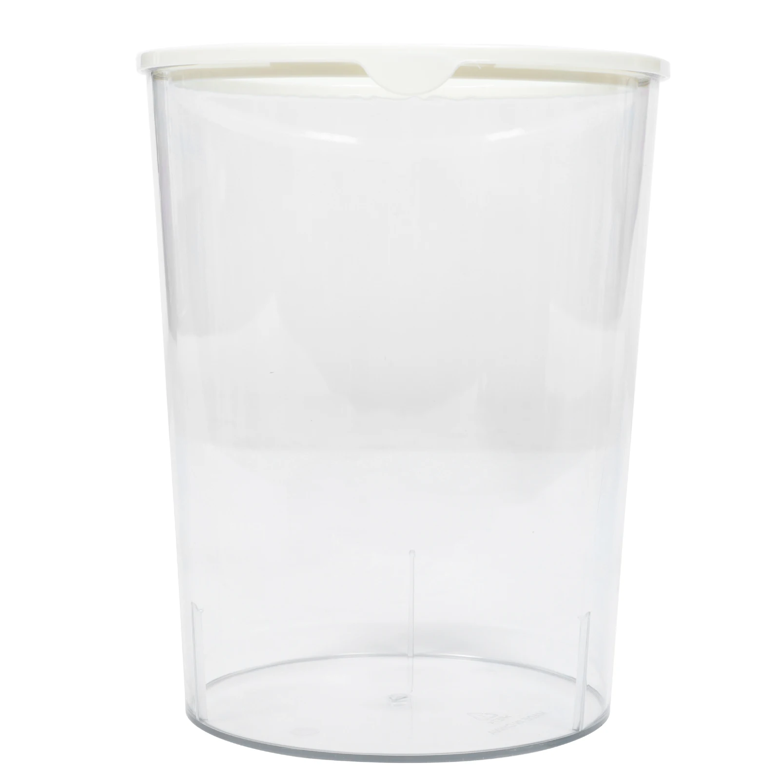 

Round Trash Can Garbage PET Waste Storage Bucket Cans Simple Container The for Living Room Office