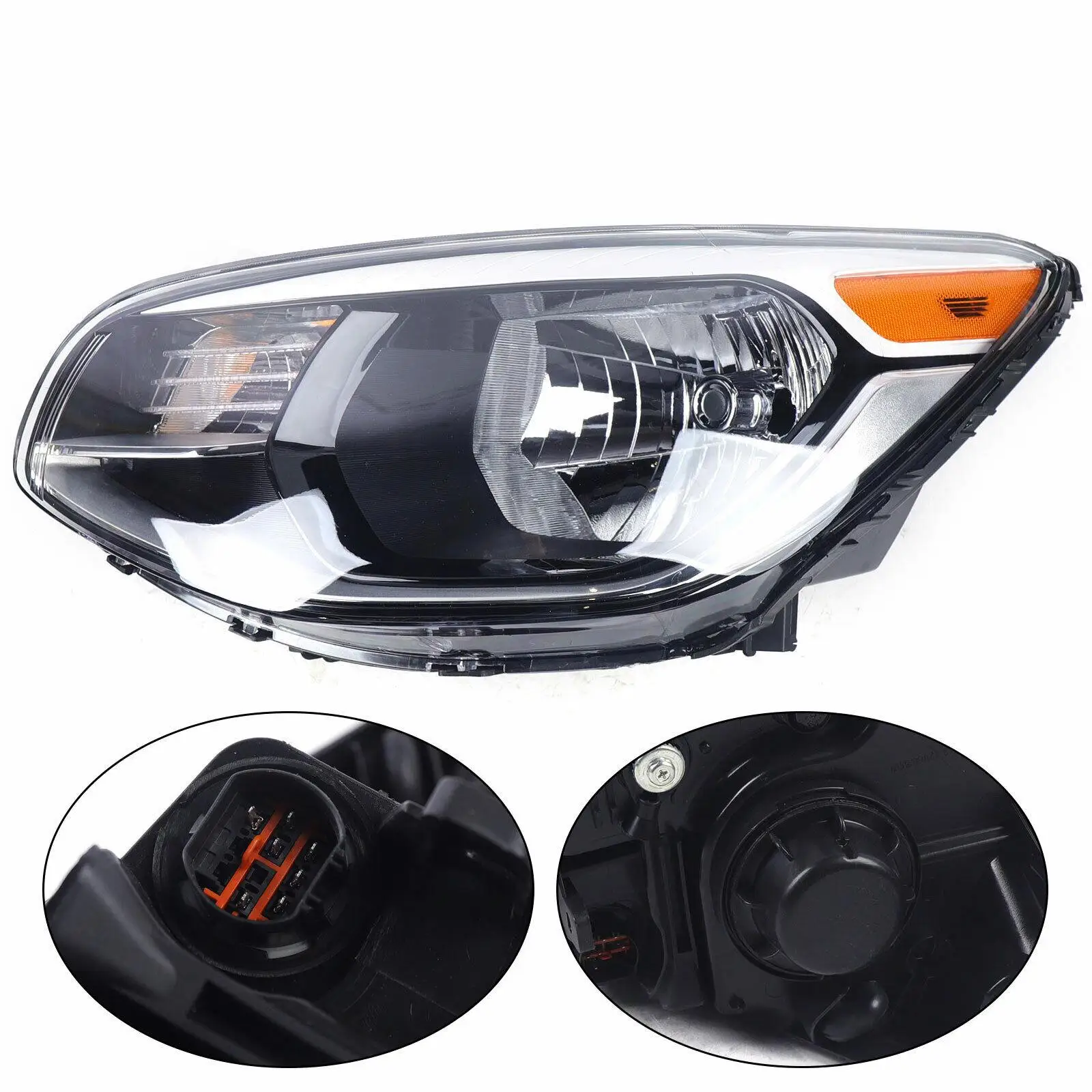 Left Driver's Side Halogen Headlight Headlamp Replacement For 2014 2015 2016 2017 2018 2019 Kia Soul Headlamp Assembly