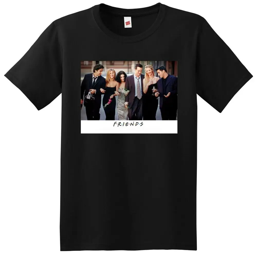 FRIENDS T SHIRT tv show cast season 1 2 3 4 5 6 poster tee SMALL MEDIUM LARGE XL High Quality 100%Cotton Short Sleeve