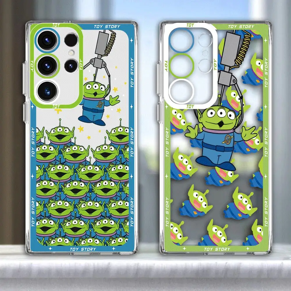 Toy Story Aliens Phone Case per Samsung Galaxy S23 Ultra S24 S22 Plus S21 S21Plus S20 FE S24Plus Soft Cover