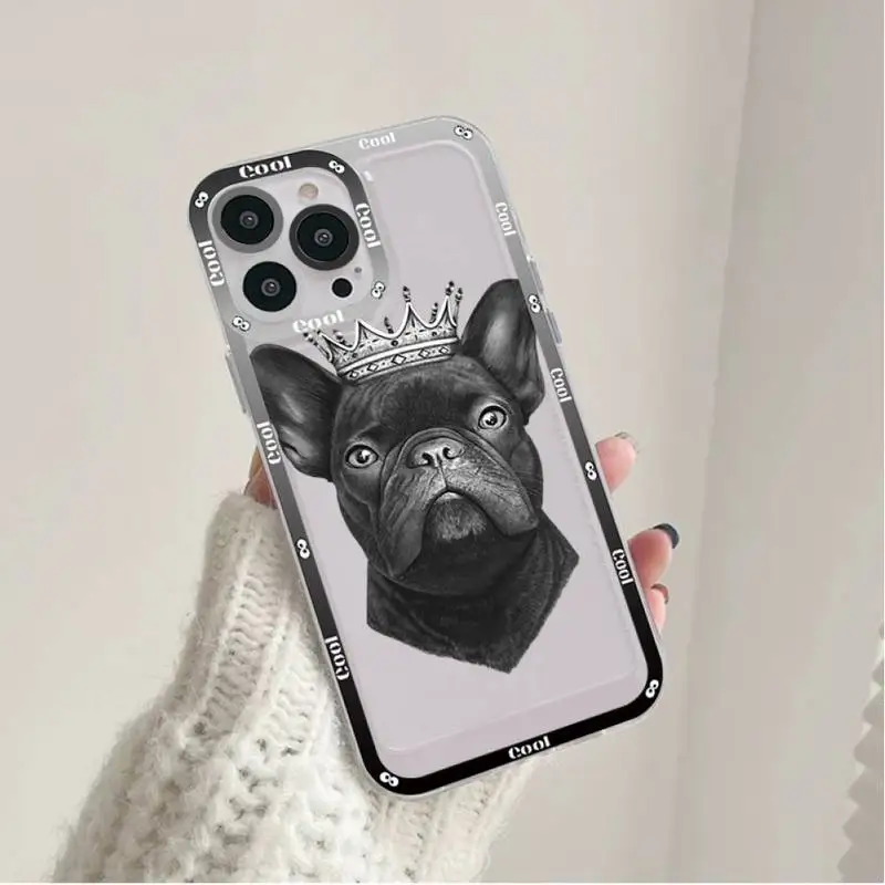 Pug Dog French Bulldog Phone Case for iPhone 11 12 13 Mini Pro Max 14 Pro Max Case shell