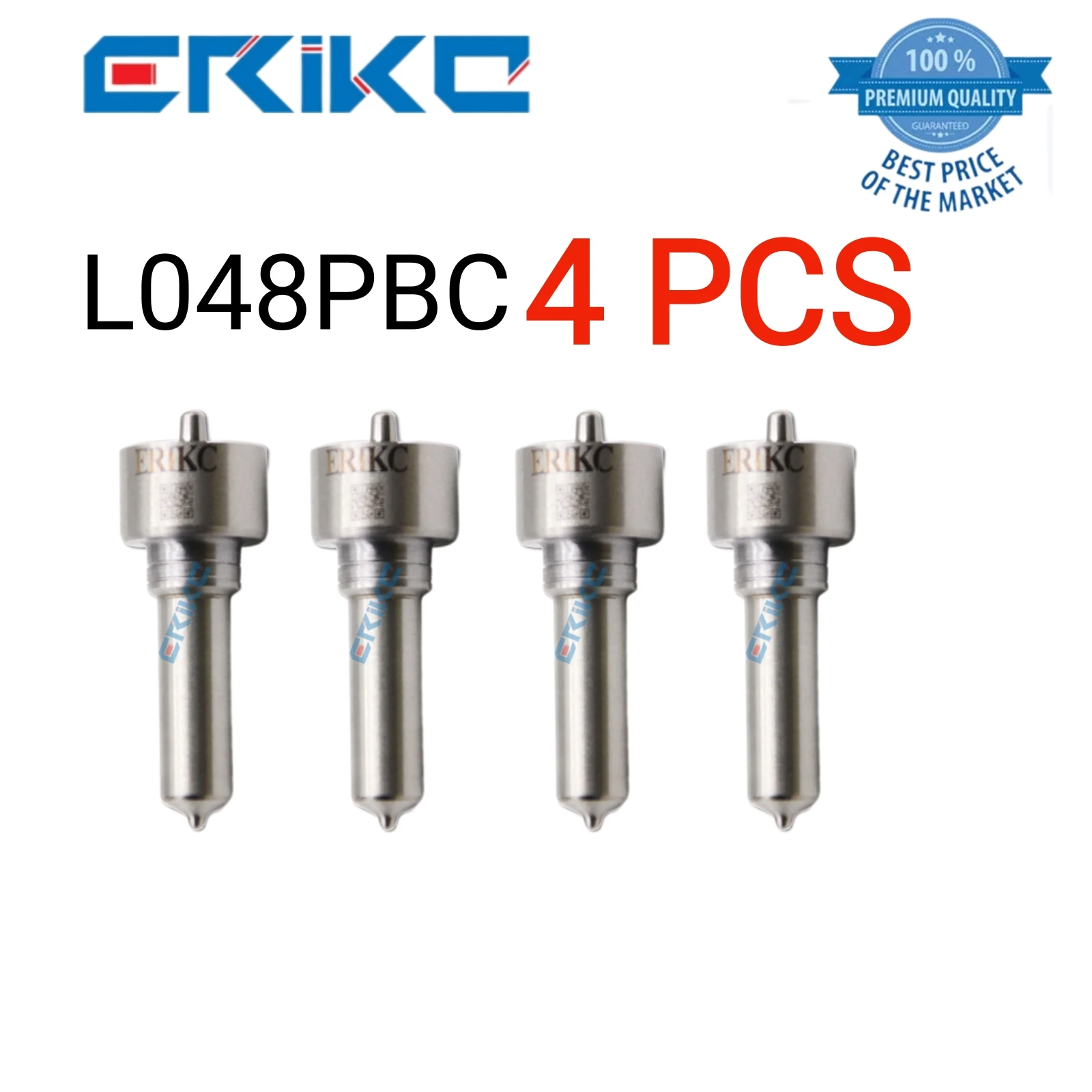 

4 PCS L048PBC Common Rail Nozzle L 048 PBC Fuel Dispenser Nozzle L048 PBC Spray Nozzle for Delphi