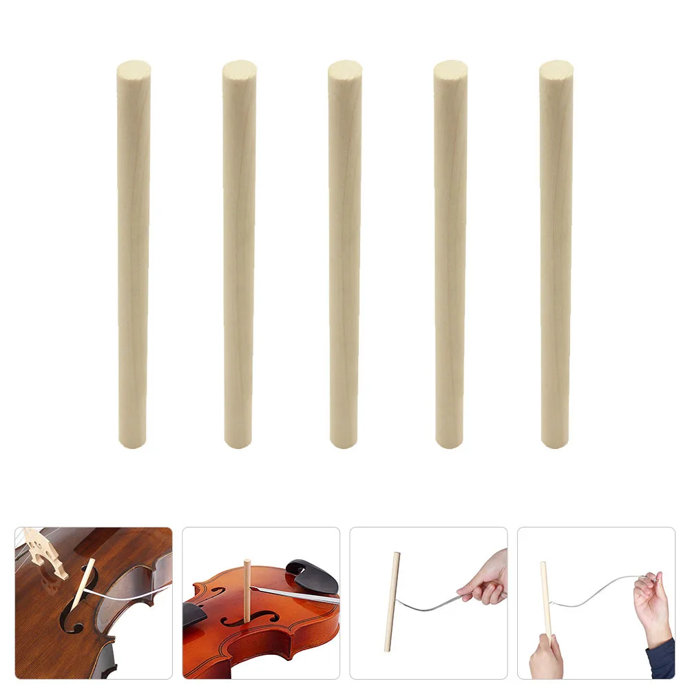 

5Pcs High-Quality Cello Sound Column Set Wood Material Small Size Easy Install Cello Practice Performance Supplies Beginner