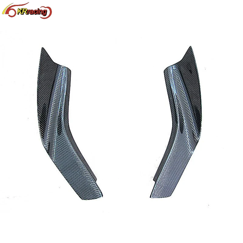 MINES Style Carbon Fiber Car Front Bumper Canards For Nissan GTR R35 2008-2016