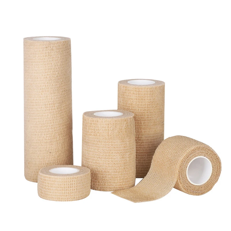 Non-woven Elastic Sport Self Adhesive Elastic Bandage Wrap Tape Elastoplast For Knee Finger Ankle Palm Shoulder Support Pads