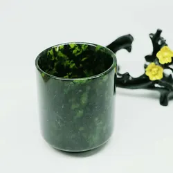 Natural Medicine King Stone Water Cup, Teacup Tea Set para beber chá, Mineral Rei da Medicina Jade Presente, Household
