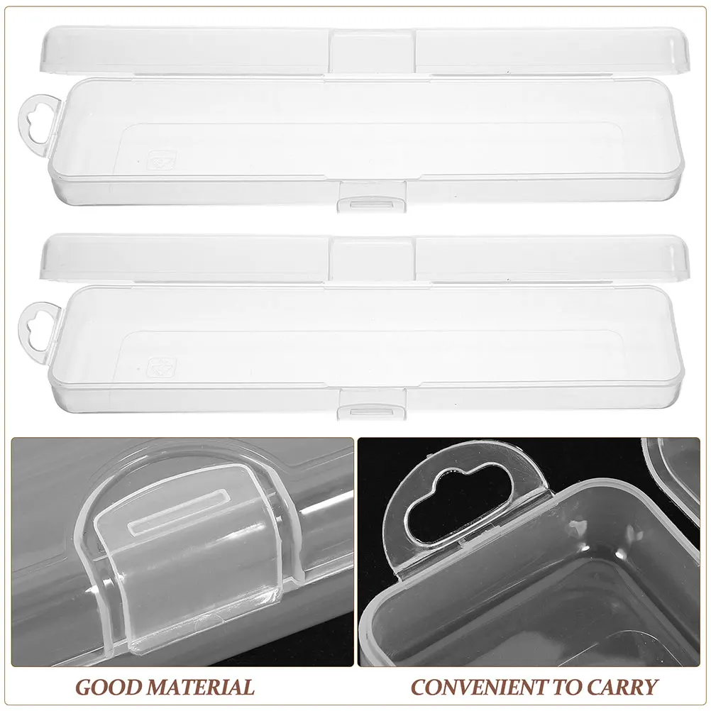 

6pcs Makeup Storage Box Toothbrush Travel Case Holder Outdoor Camping Clean Outdoor Storage Boxes Tidy Long Use PP Material