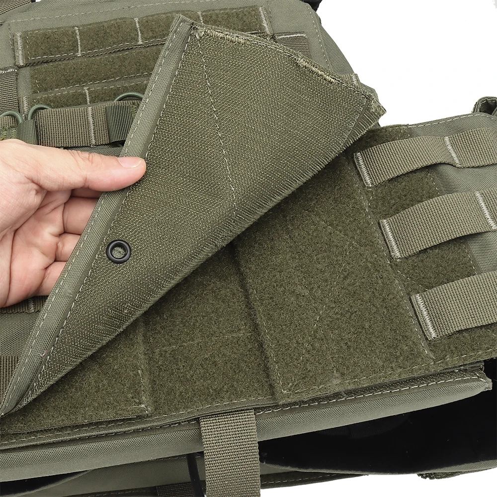 CPC Tactical Vest Cage Plate Carrier Magazine Pouch Panel Quick Release Cummerbund EVA Pad Plate Baffle Paintball Hunting Vest