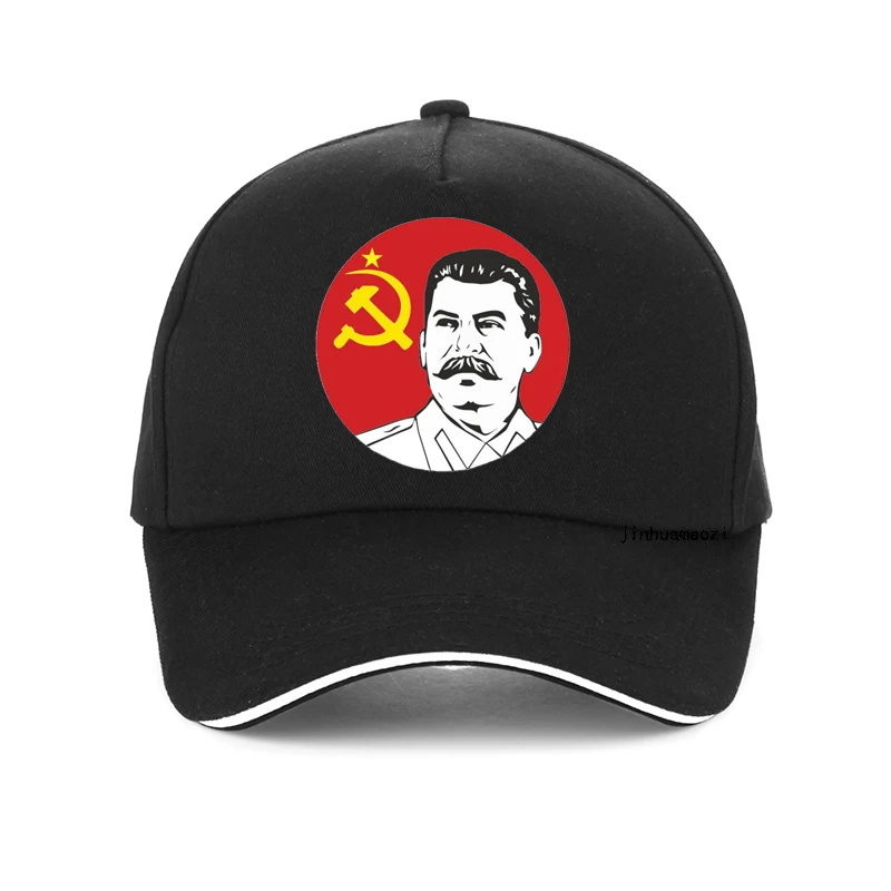 

Summer New Fashion Russian cap USSR Stalin Print Baseball cap Unisex Russian President Stalin adjustable bone snapback hat