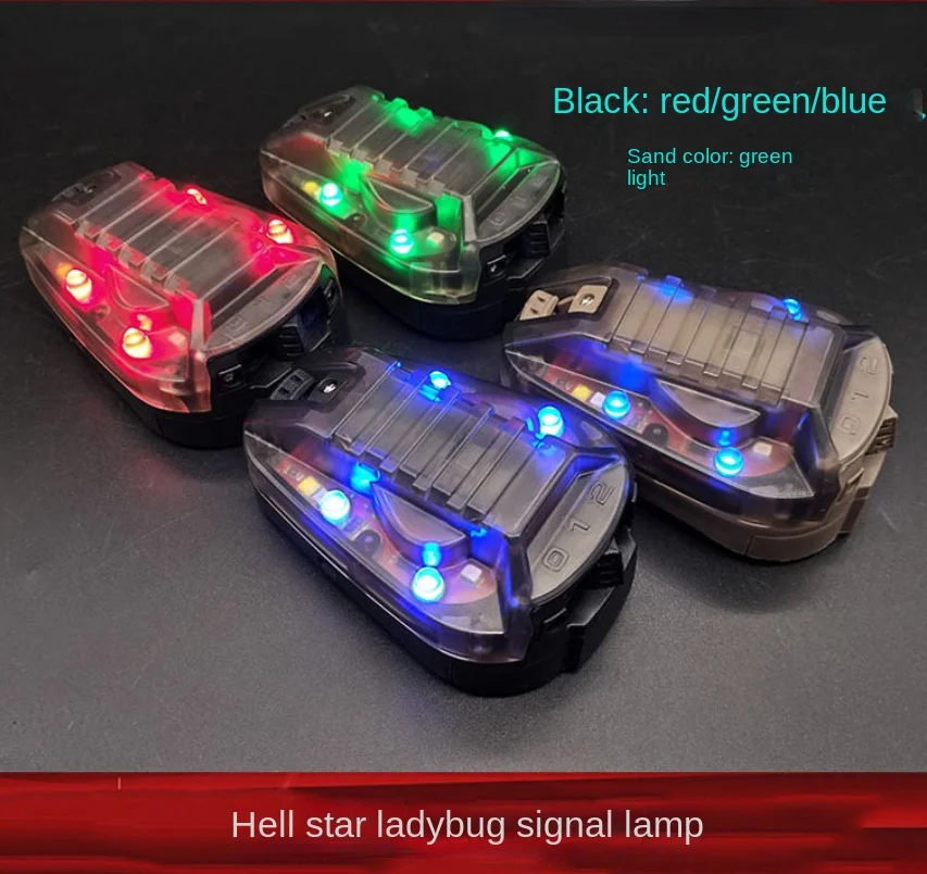 Hel Star 6 lampu strobo IR lampu hijau GenIII lampu helm militer lampu bertahan hidup