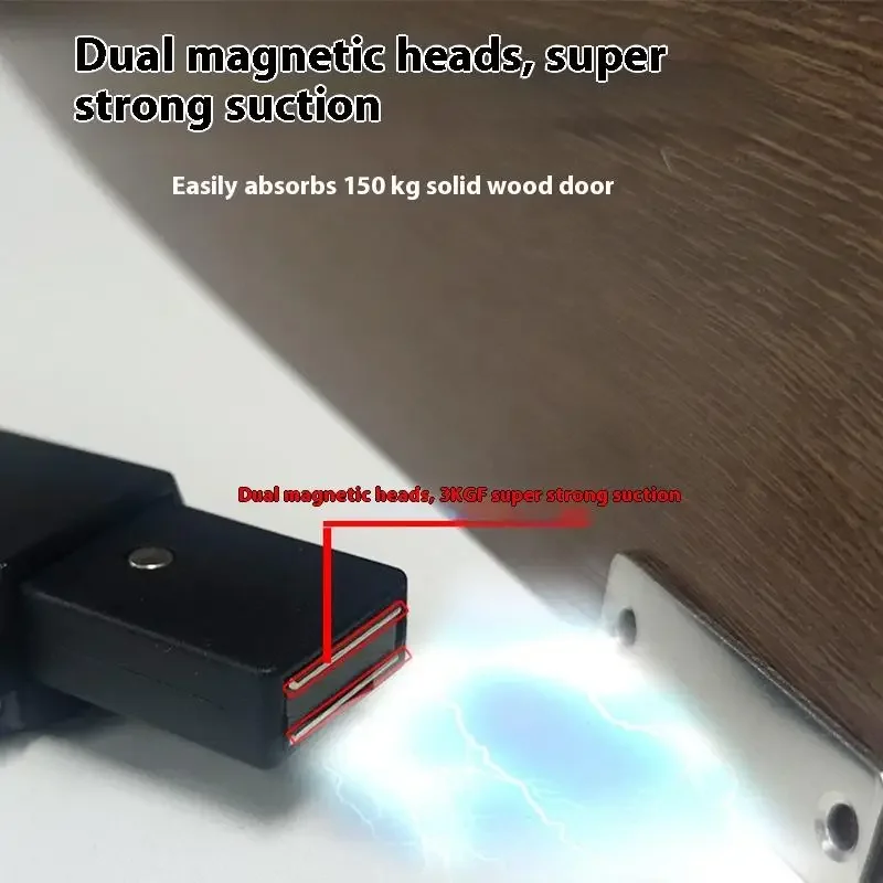 Magnetyczne zatrzaski do drzwi, wytrzymałe zatrzaski do szafek z mechanizmem push-to-open, zamienne magnesy do ukrytych uchwytów drzwi, zatrzaski do szafek.