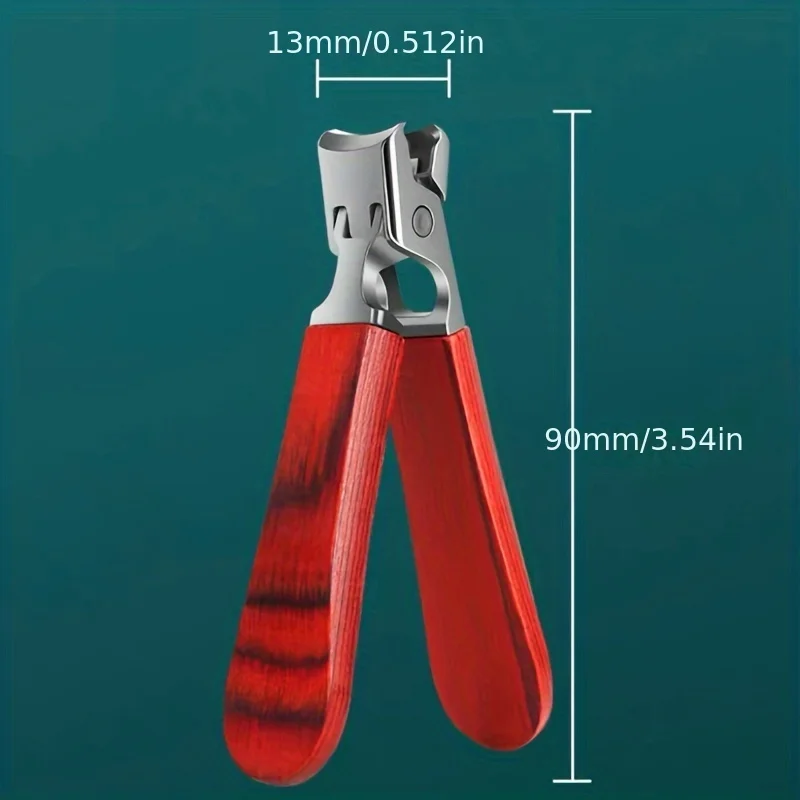 مقصات أظافر من الفولاذ المقاوم للصدأ للخدمة الشاقة ، مصممة مباشرة للأظافر والقدمين السميكة ، أدوات تزيين الأظافر والعناية بها ، L9195