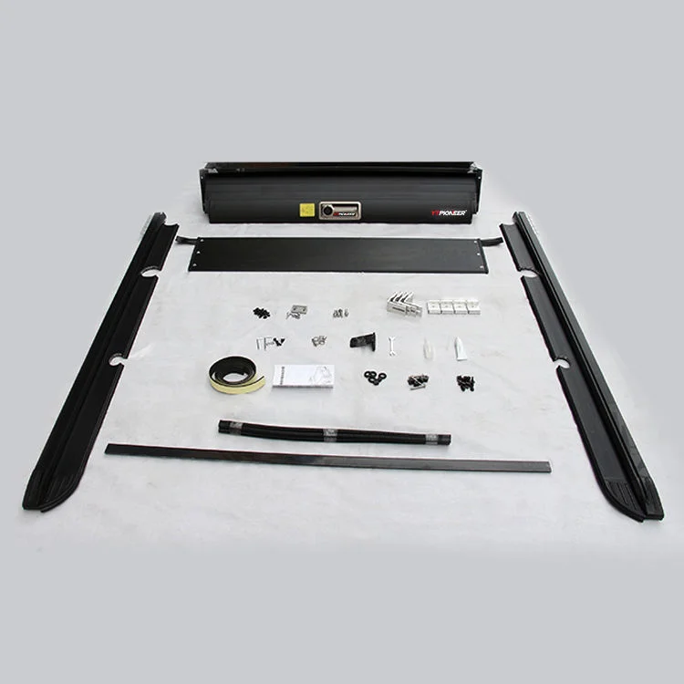 YTPIONEER Aluminum Hard Retractable Truck Pickup Bed Cover Manual Tonneau Cover For Dodge Ram 1500 5.8' 6.5' Bed