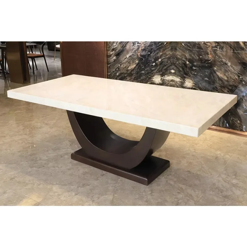 

Modern Marble Top Dinning Room Furniture and Chair Set Dining Tables