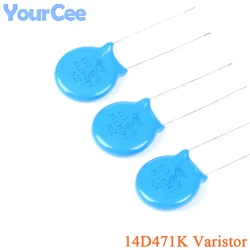 50pcs/2pcs Varistor 14D471K 14D-471K 14D471 470V Metal Voltage Dependent Resistor VDR VSR