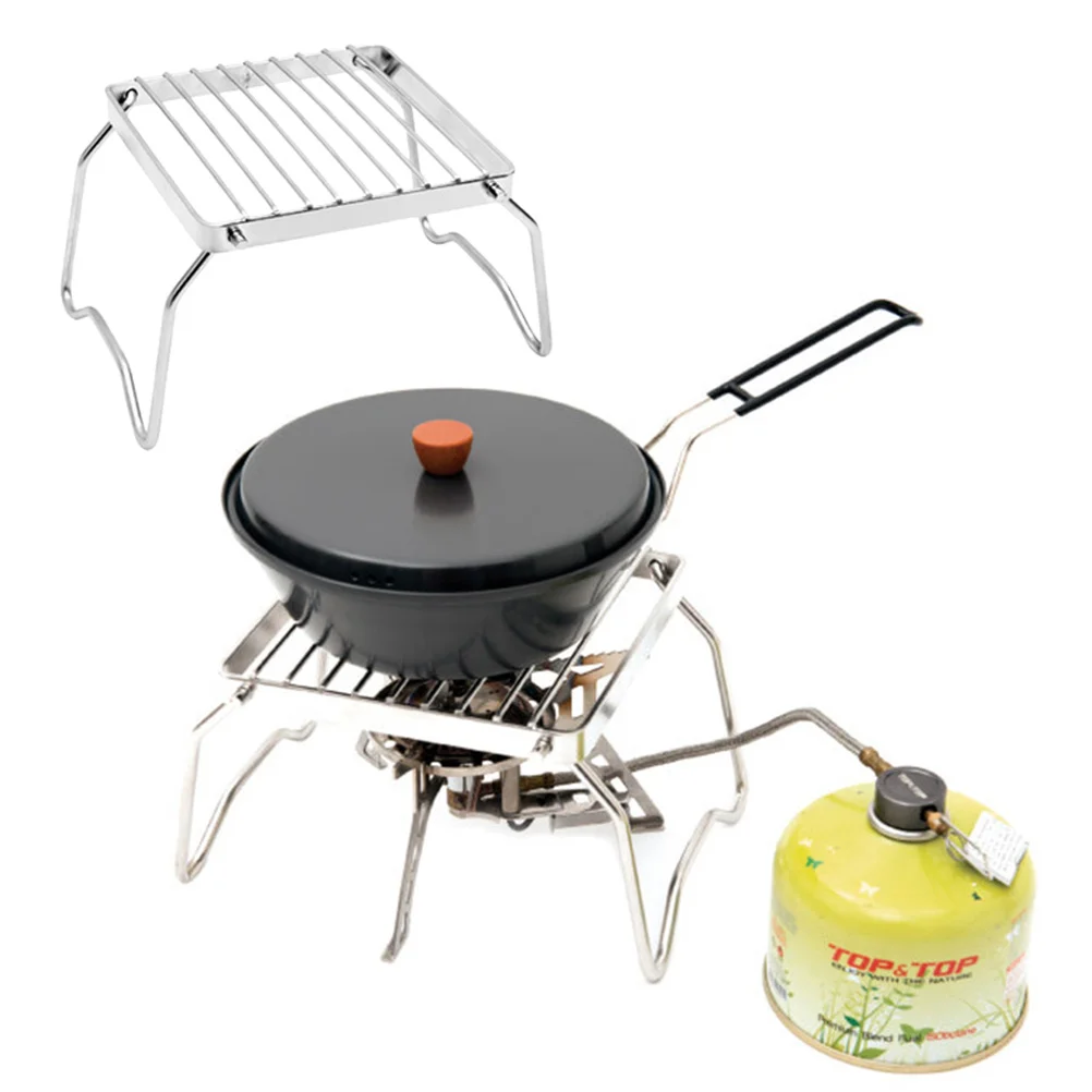 

Portable Folding Bbq Grill 17X15.5X9.5Cm Stainless Steel Foldable Barbecue Grid For Camping Fishing Picnic Outdoor Cooking