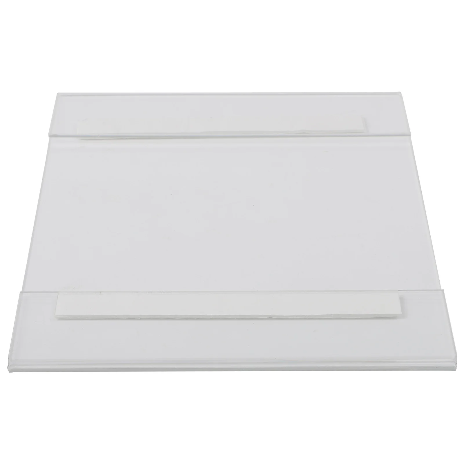 for acrylic Display Holder with Self Back for Attaching Signs Labels or Images to Flat Surfaces Without Screws or Nails
