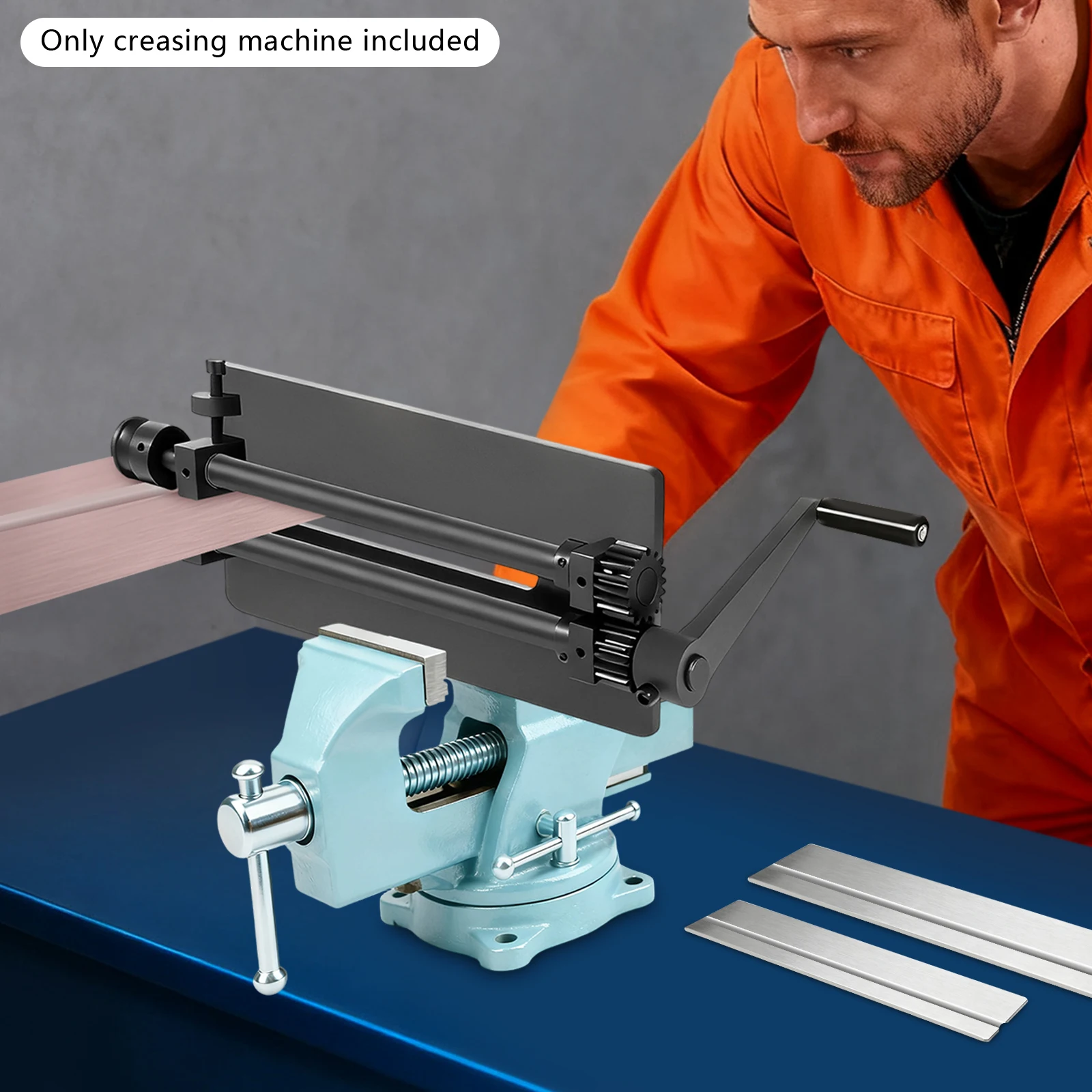 Bead Roller, Jewelry Rolling Mill Machine, 6 Dies Bead Roller for Metal Forming, 1.2mm Steel 16Ga Aluminum 20Ga Stainless Steel