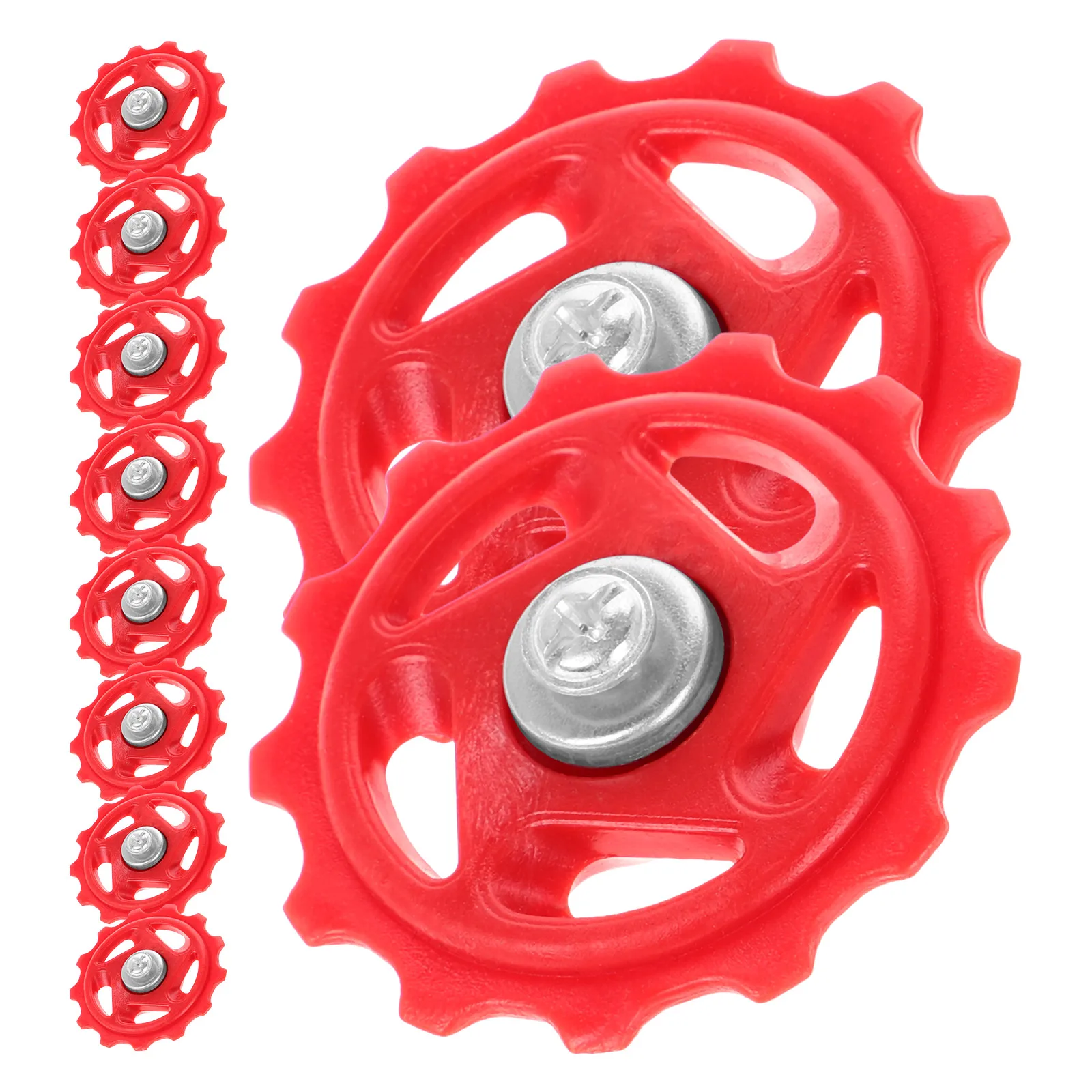 

10 Pcs Rear Derailleur Pulley Bike Derailleur Wheel Part Bicycle Accessory Plastic Efficient Shifting Precise Guidance