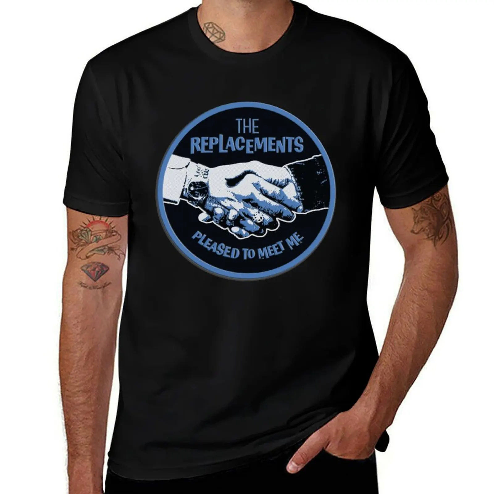 

The Replacements T-Shirt plus size tops croswit shirt man shirts graphic tee blacks clothing for men
