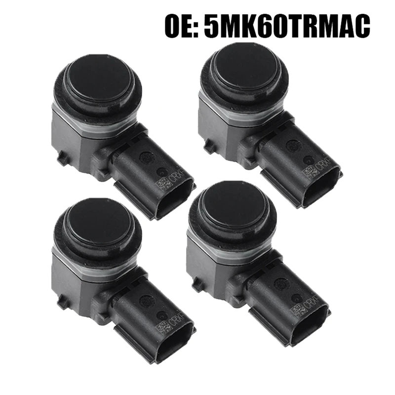 Pop 4Pcs 5MK60TRMAC PDC Parking Sensor For Dodge Challenger 2015 Super Hot Electric Eye 3 Pins