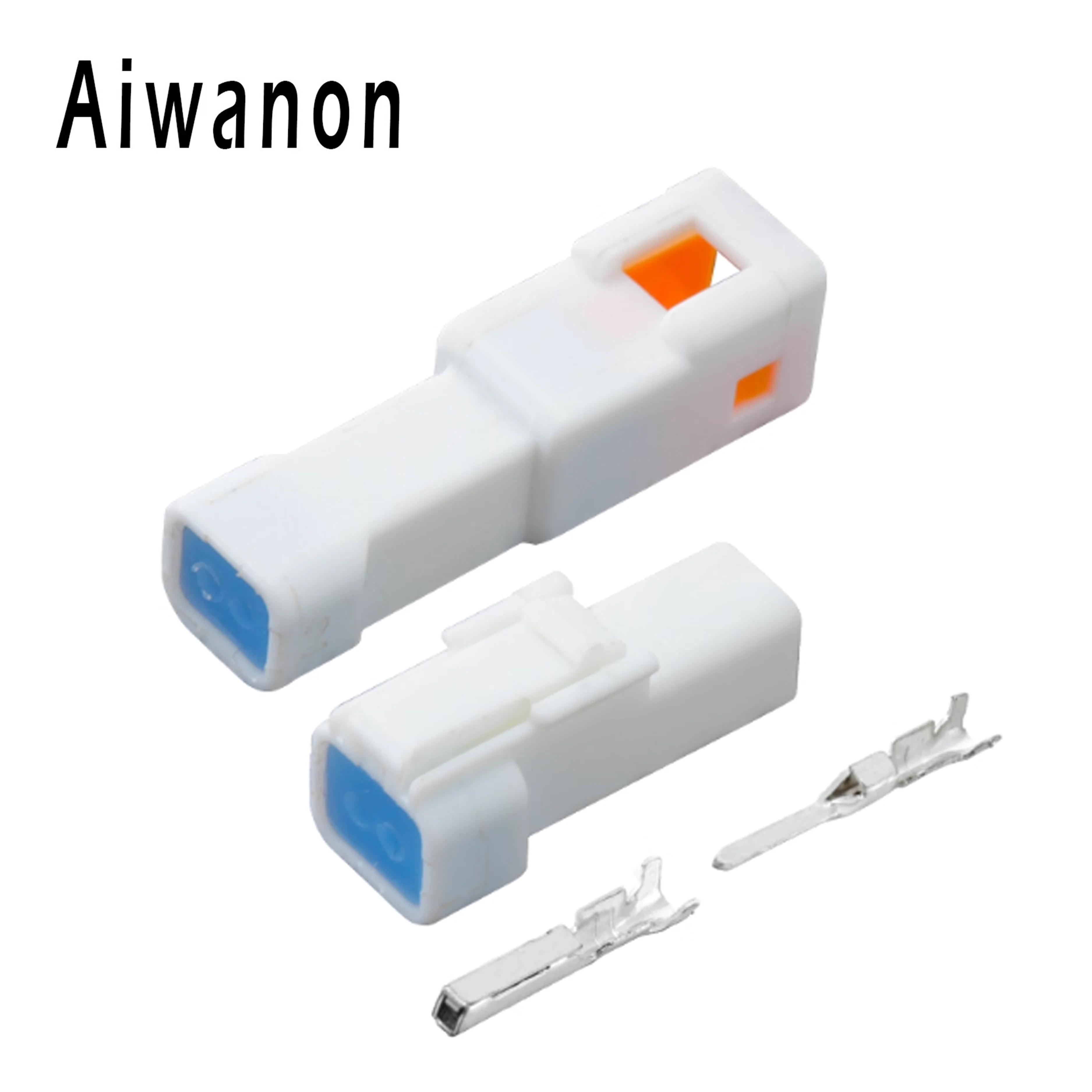 1 Set di Connettori Elettrici Micro per Auto JWPF 0.7mm, 2 3 4 6 8 Pin, Impermeabili, Femmina e Maschio, per Cablaggio JST-02T