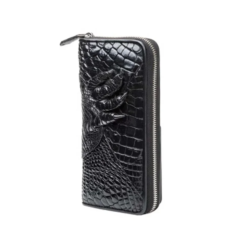 

xinepiju male Hand bag crocodile leather leisure business crocodile Hand caught zipper male bags men clutch bag