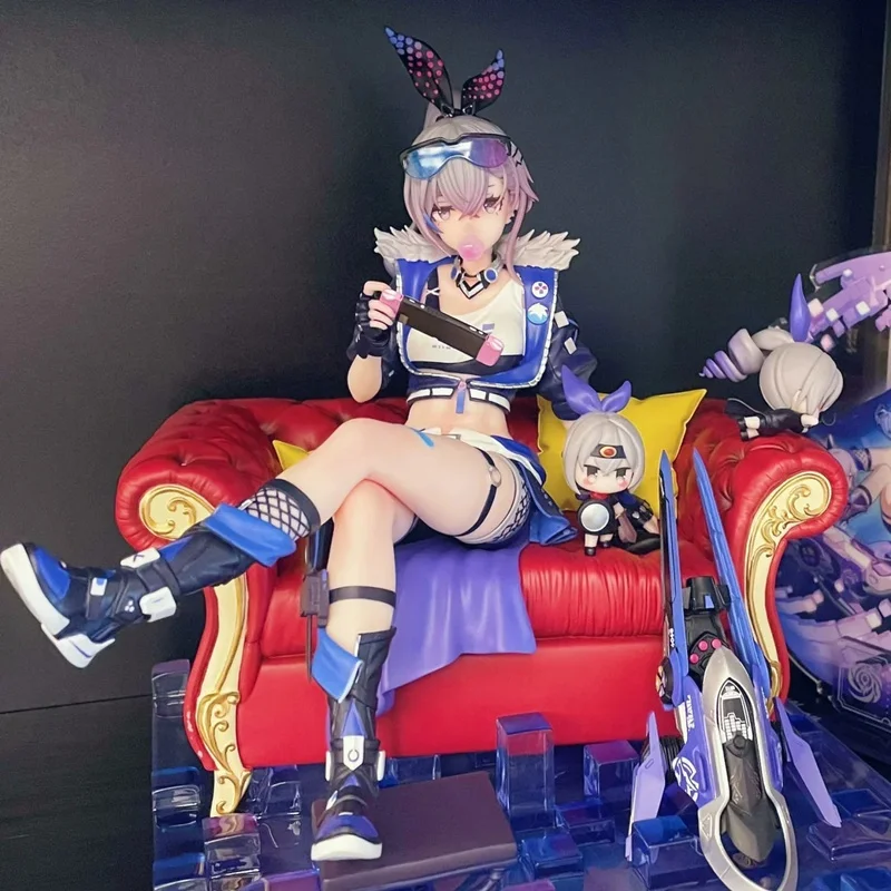 

Hongkai: Star Rail Game Anime Figure Silver Wolf Action Figure Handmade Collection PVC Model Desktop Decoration Festival Gift