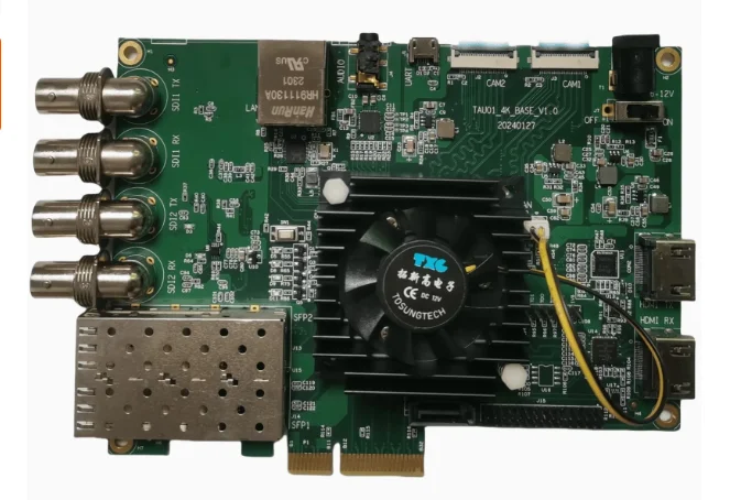 For XCAU15P Core board hdmi4k sfp 12g sdi eth mipi UltraScale+ development board