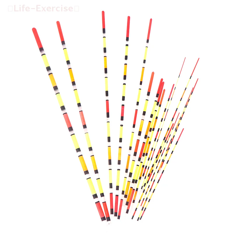 

10Pcs/Lot Drift Tail Fishing Float Top DIY Hollow Bold Tails Floats Buoy Tackle Accessory Eye Catching Fishing Float