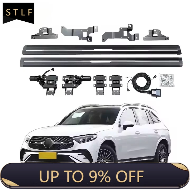 

Electric Side Step Running Board Liush Waterproof Power Automatic Aluminum Alloy For Benz GLC with Carry Bag