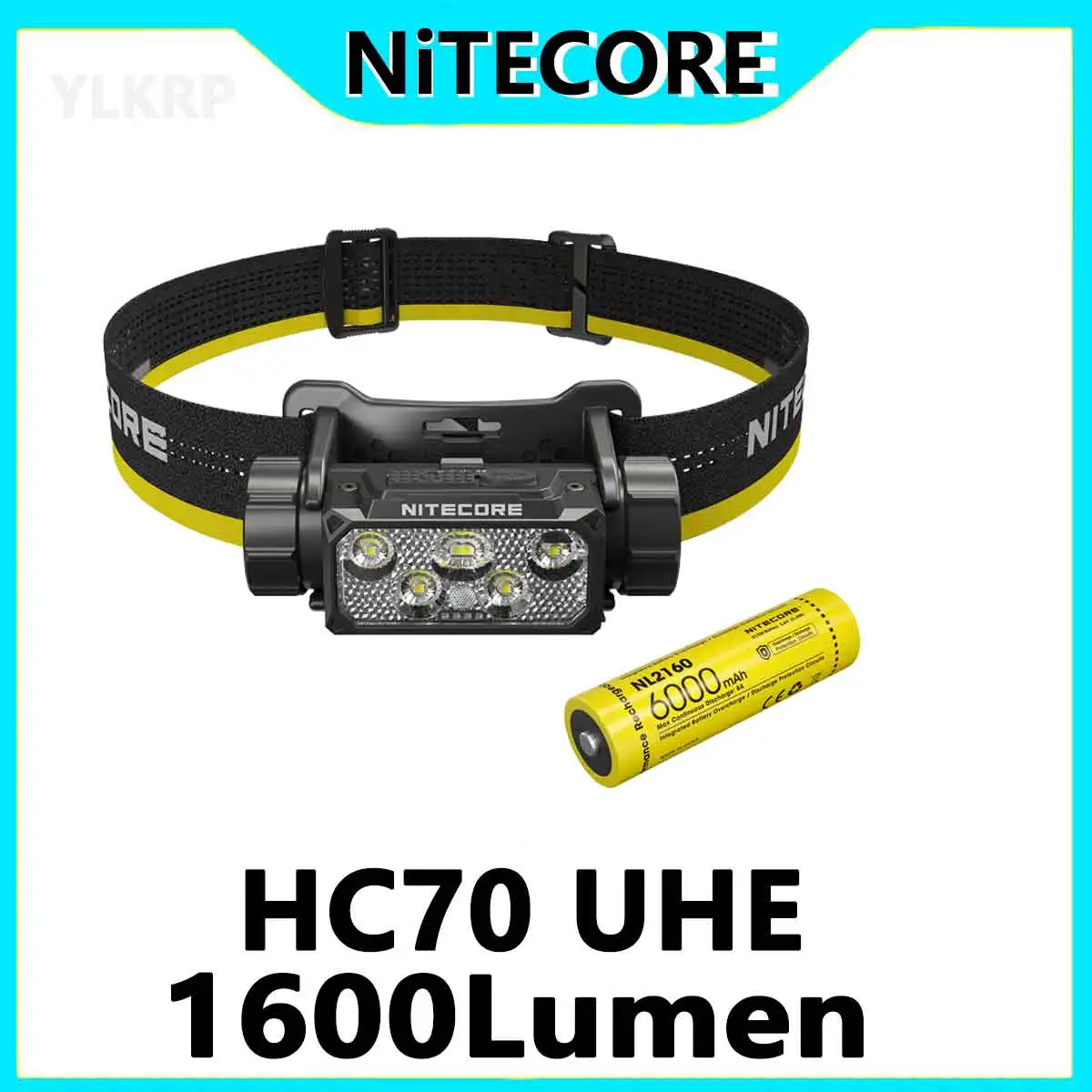 NITECORE HC70 UHE  6 x NiteLab UHE LEDs   1600 Lumens Outdoor Work