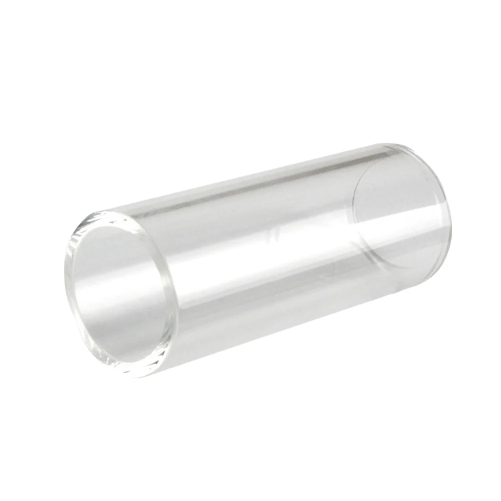 60 مللي متر عالية الجودة الزجاج الغيتار شريط منزلق لينة الأصوات رقيقة متفوقة الحفاظ على نغمة مشرق واضح الأبيض إصبع الشريحة