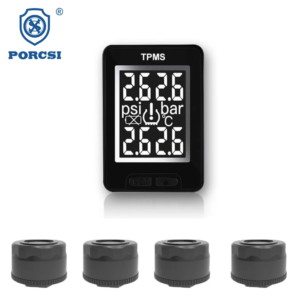 Factory Direct Universal Car Wireless Bluetooths USB Tire Monitor System TPMS External Sensor