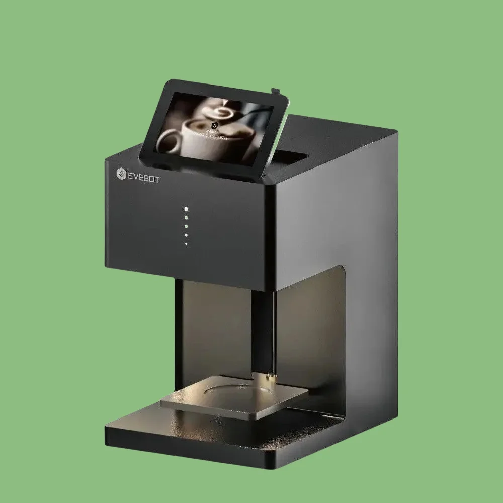 STLF JW لطابعة الطعام التجارية ثلاثية الأبعاد EB-pro-طابعة فنية لاتيه القهوة الأوتوماتيكية حبر صالح للأكل لشعار مخصص صور كعكة فليكس/