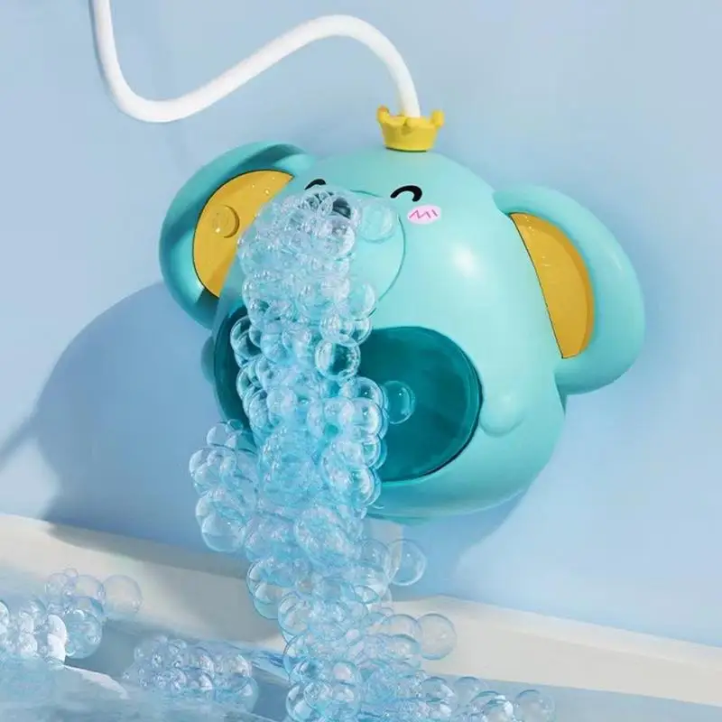 Olifant Douche Badspeelgoed Olifant Waterpomp Met Kofferbak Uitloop Rinser Badspuit Bubble Maker voor Reizen Badspeelgoed