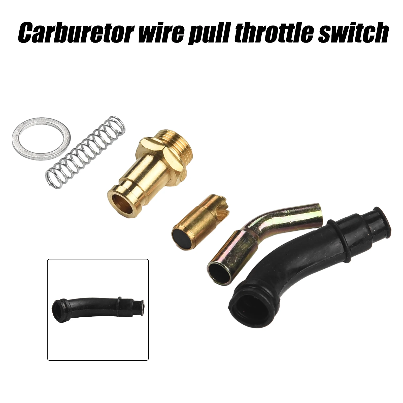 Throttle Valve Reliable Copper and Rubber Motorcycle Throttle Valve Control Switch Fits For PWK 28 30 32 34 PE30 PE28 Models