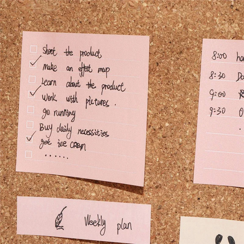 ملاحظات لاصقة فارغة محمولة، منظم علامات تبويب الفهرس ذاتي اللصق للمخطط، والمجلة، والتقويم، 480 ورقة